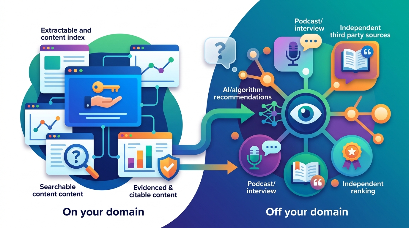 Illustration for the section "Why improving your own website cannot fix this alone"