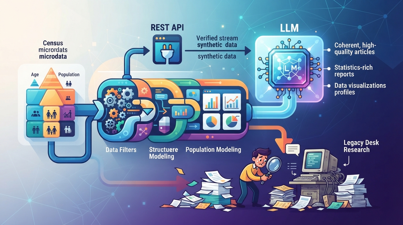 API driven synthetic research platform