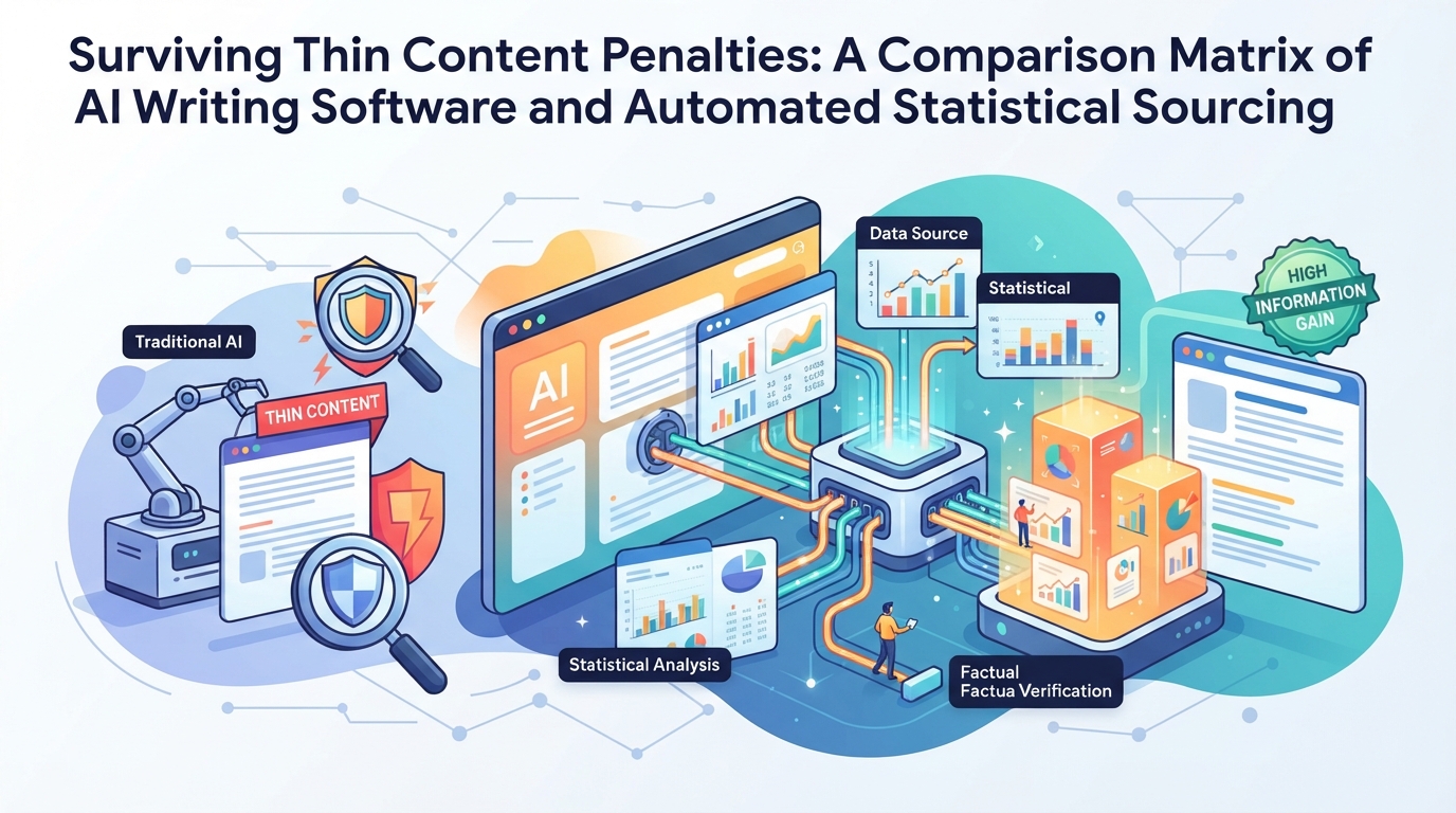 AI writing software with statistical data sourcing