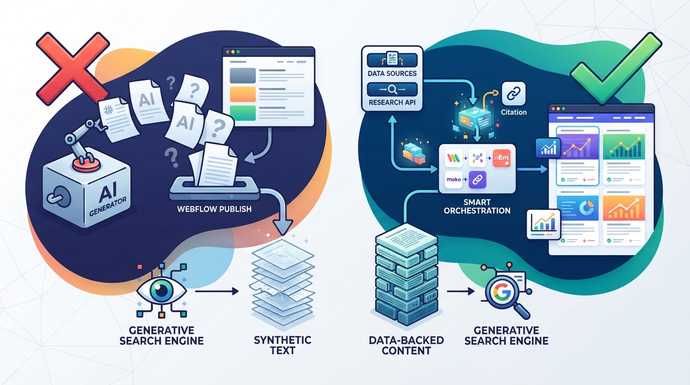automate daily webflow blog posts